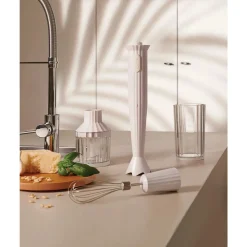 Hot Alessi Plissé Hand Blender Set, 34cmx7cm, White Blenders