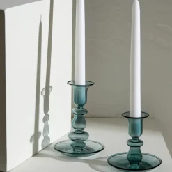Best Alyce Glass Candle Holder, 10x10cm, Green Candle Holder
