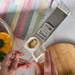 Clearance Crick Crack Harmony Stainless Steel Garlic Grater, Multi Kitchen Gadgets