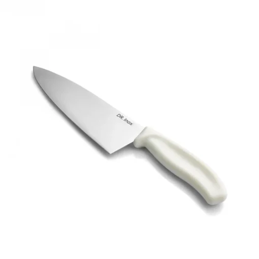 New Dr. Inox Stainless Steel Chef's Knife, 33cm, Cream Individual Knives