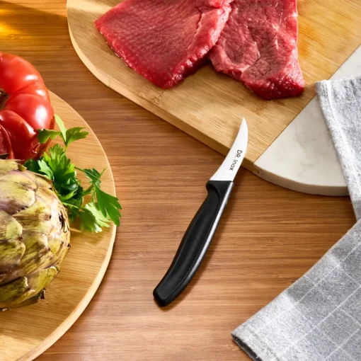 Discount Dr. Inox Stainless Steel Paring Knife, 17cm, Black Individual Knives