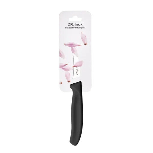 Discount Dr. Inox Stainless Steel Paring Knife, 17cm, Black Individual Knives