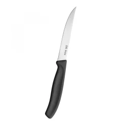 Sale Dr.Inox Stainless Steel Steak Knife, 23cm, Black Individual Knives