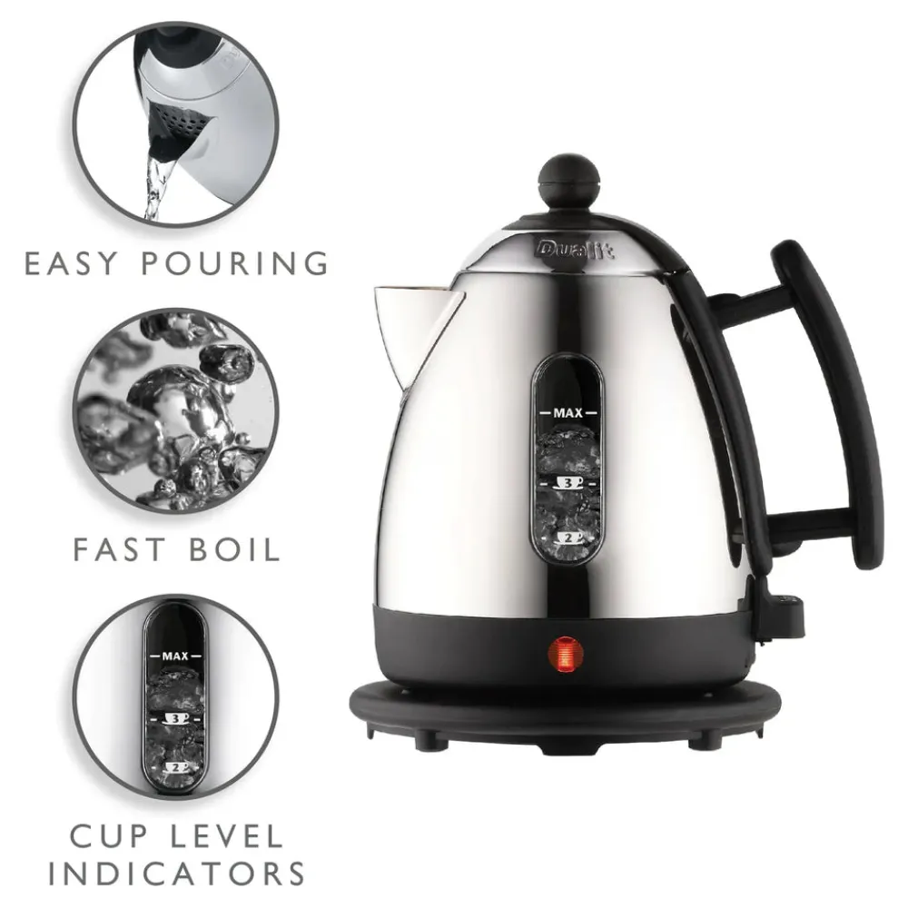 Clearance Duait Jug Kettle, 1L, Black Multi Kettles