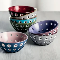 Clearance Guzzini Le Murrine 2 Piece Cereal/Soup Bowl Set, 12.5cmx5.6cm, Blue Orange Bowls