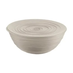 Best Guzzini Tierra Salad Bowl with Lid, Large, Brown Bowls