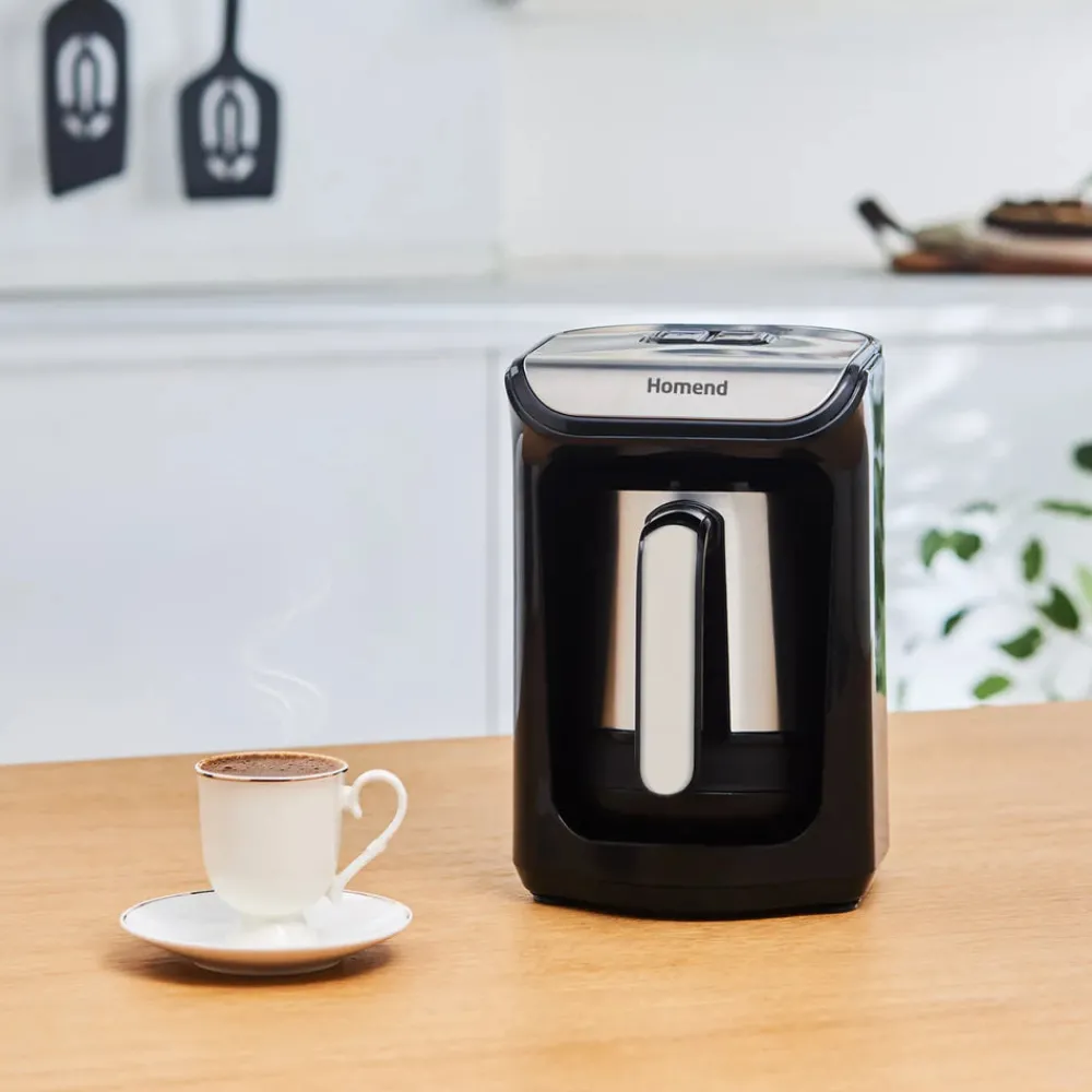 Hot Homend Joy 1884UK Turkish Coffee Maker, 450ml, 550W, Inox Coffee Machines