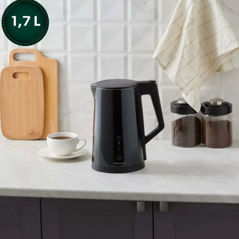Discount Homend Kettle, 1.7L, Black Kettles
