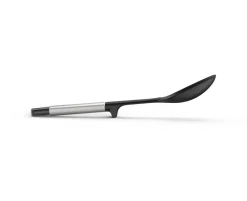 Best Joseph Joseph Elevate Stainless Steel Silicone Solid Spoon, Black Grey Kitchen Utensils