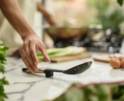 Best Joseph Joseph Elevate Stainless Steel Silicone Solid Spoon, Black Grey Kitchen Utensils