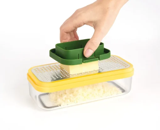 New Joseph Joseph Multi-prep Compact 4-piece Grater & Slicer, Multicolour Kitchen Gadgets
