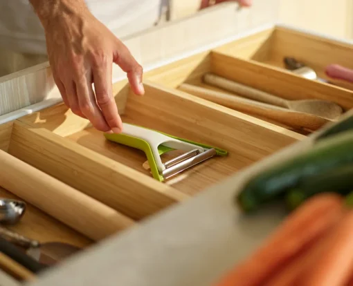 Discount Joseph Joseph Nest Peel Set of 2 Peelers, Beige Green Kitchen Utensils