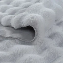 Hot Kaşmir Rugs 7/24 Cosy Premium Bubble Rug, 80cmx150cm, Light Grey Modern Rugs