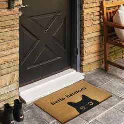 Hot Kaşmir Rugs 7/24 Hoomans Coco Door Mat, 45cmx75cm, Multi Door Mats