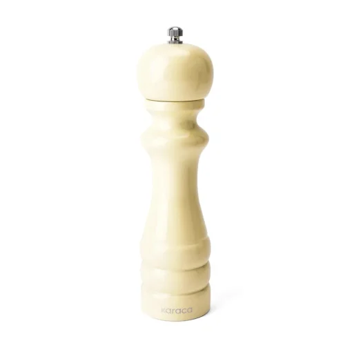 Clearance African Spice Grinder, 20cm, Cream Salt And Pepper Grinders