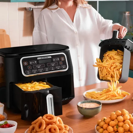 Hot Air Cook Duo 2-in-1 Air Fryer with Stew Function, 8L, 2500W, Starlight Air Fryers