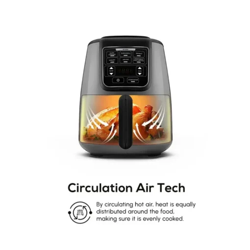 Outlet Air Cook XL 2 in 1 Air Fryer, 4L, 1550W, Space Grey Air Fryers