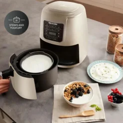 Best Air Cook XL 2 in 1 Air Fryer with Stew Function, 4L, 1550W, Starlight Air Fryers