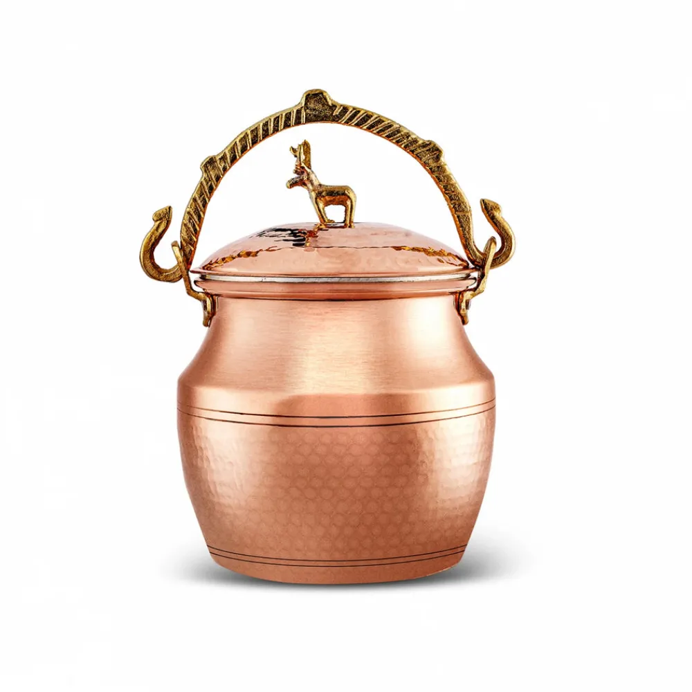 Hot Alacahöyük Cooper Pot, 2.5L, Copper Pots