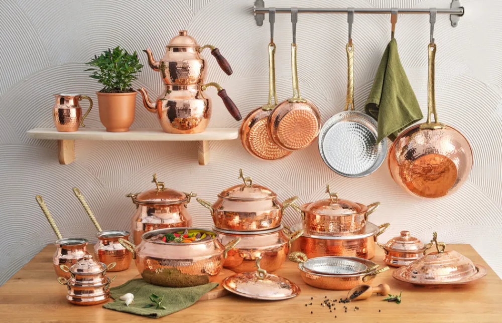 Hot Alacahöyük Cooper Pot, 2.5L, Copper Pots