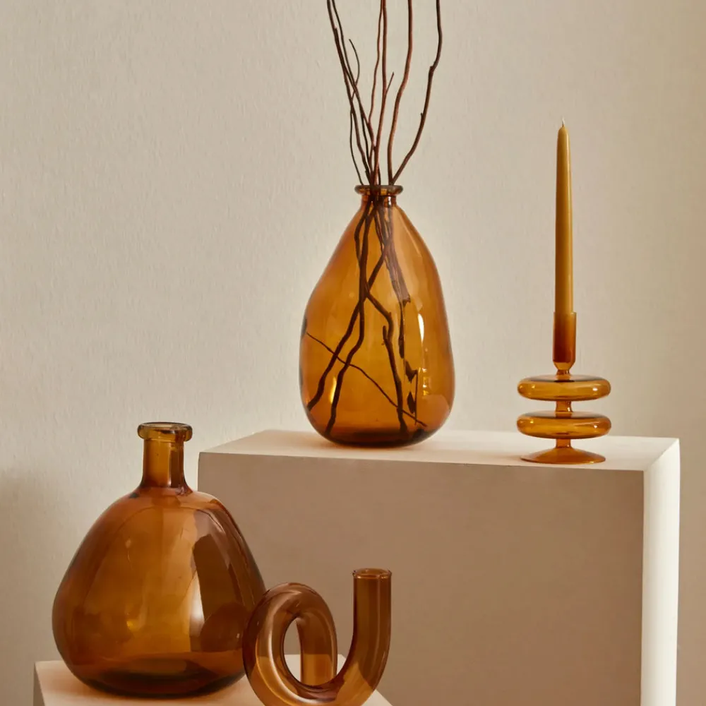 Best Amorf Glass Vase, 30cm, Multi Vases