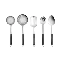 Discount Apricot Master 5-Piece Serving Set, Black Kitchen Utensils