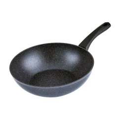 Aqua Granite Non-Stick Induction Wok Pan, 28cm, Blue Pans|Induction Cookware