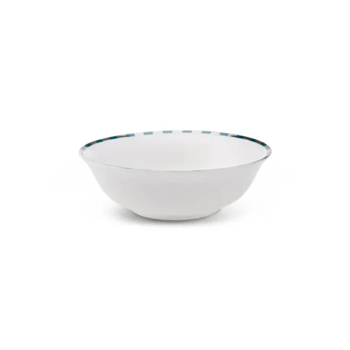 Discount Aries Porcelain CerealSoup Bowl, 14cm, Green Blue Multi Bowls