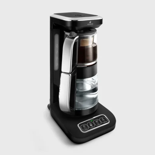 Çaysever Robotea Pro 4 in 1 Talking Automatic Glass Tea Machine, Water Heater, and Filter Coffee Brewing Machine, 2500W, Tea Machines