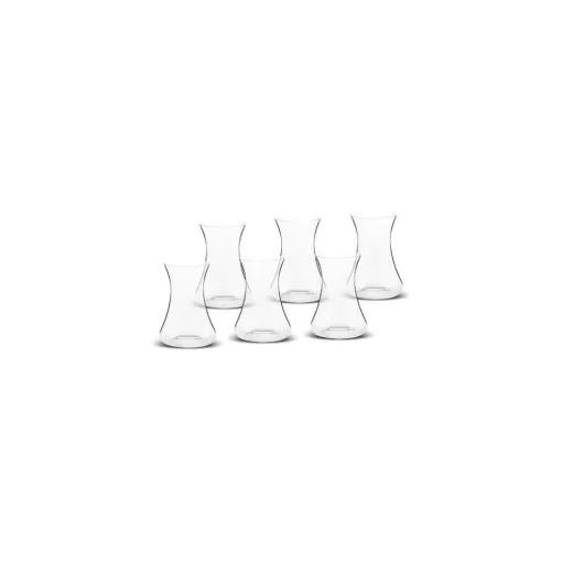 Clearance Beykoz 6-Piece Tea Glass Set for 6 People, 90ml Turkish Tea Sets