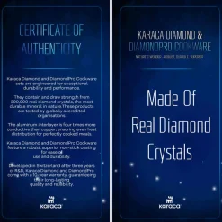 Best BioDiamond Non-Stick Antibacterial Handle Induction Stockpot with Lid, 24cm, Black Induction Cookware|Pots