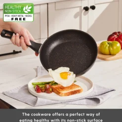 Hot Blackgold Biogranite 15-Piece Non-Stick Induction Cookware Set, Biogranite Cookware Sets