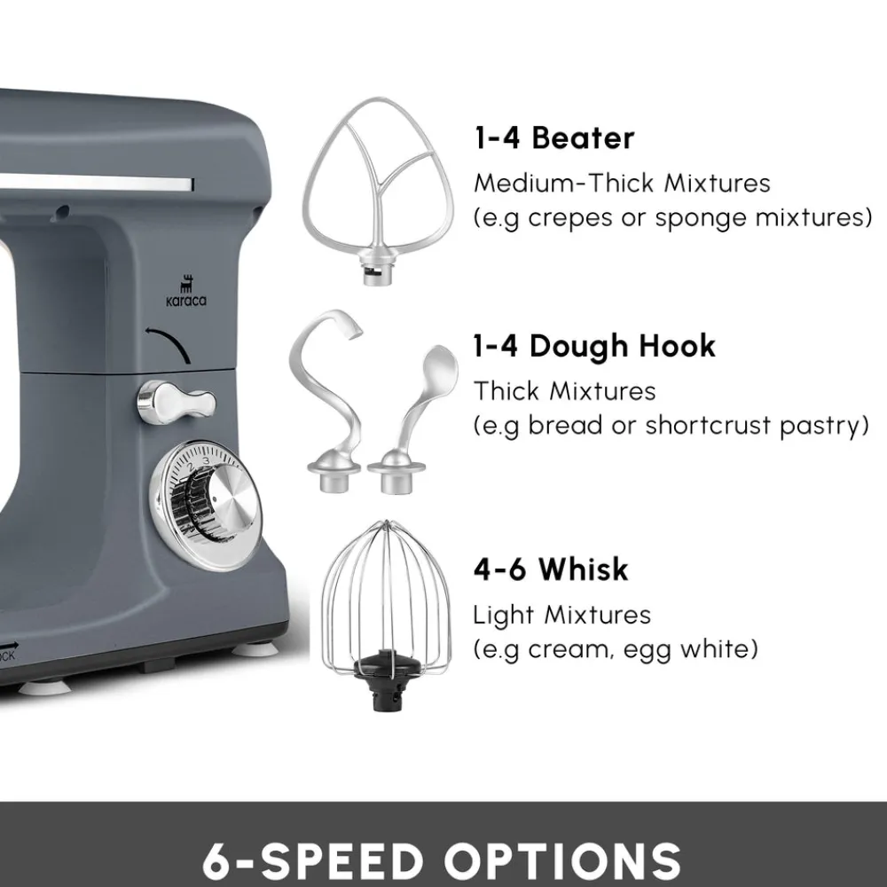 Sale Blendburst Stand Mixer, 5.7L, 1400W, Stand Mixers