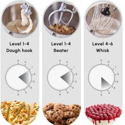 Hot Blendburst Stand Mixer, 5.7L, 1400W, Iconic Beige Stand Mixers