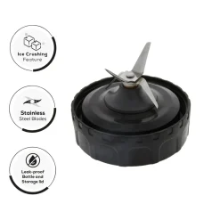 Discount Blendfit Go Personal Smoothie Blender, 2x 600ml Bottle, 550W, Anthracite Blenders