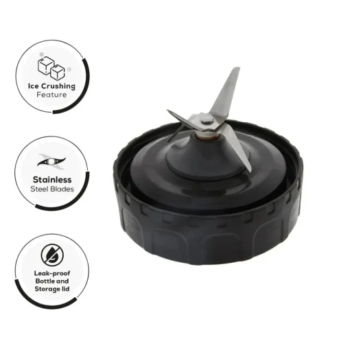 Discount Blendfit Go Personal Smoothie Blender, 2x 600ml Bottle, 550W, Anthracite Blenders