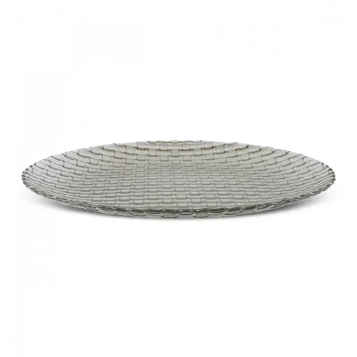 Discount Braid Lustre Glass Dinner Plate, 28cm, Dinner Plates