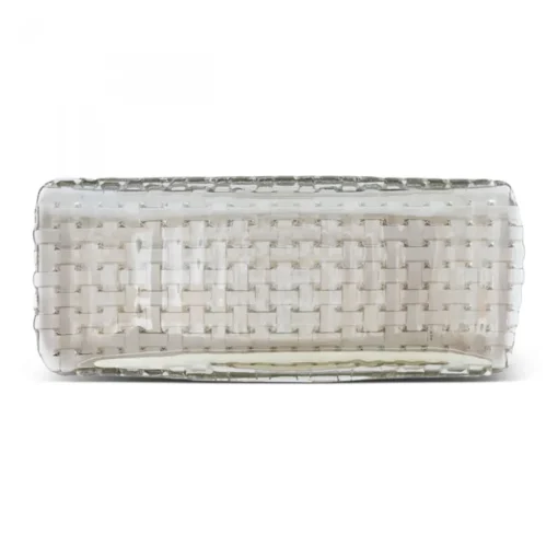 Online Braid Lustrous Glass Large Serving Platter, 32,5x13,5cm, Serving Platters