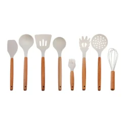 Discount Burby 14 Piece Knife Block Set, Cream Knife Sets