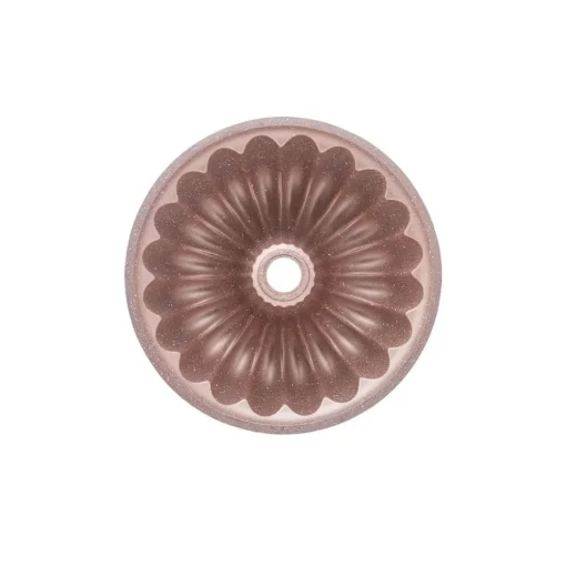 Hot Cake Pro Lina Aluminium Cast Decorative Bundt Cake Tin, 25.5cm, Rosegold Cake Tins