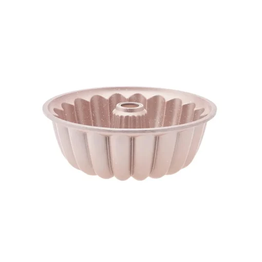 Hot Cake Pro Lina Aluminium Cast Decorative Bundt Cake Tin, 25.5cm, Rosegold Cake Tins