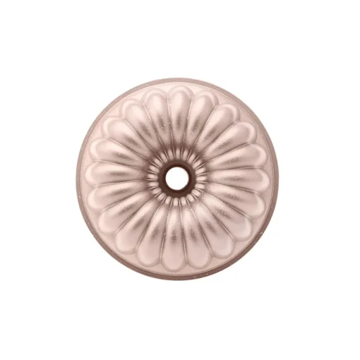 Hot Cake Pro Lina Aluminium Cast Decorative Bundt Cake Tin, 25.5cm, Rosegold Cake Tins