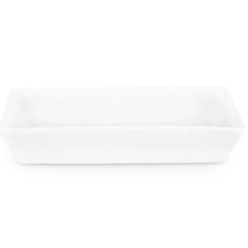 Best Carmen Trend Porcelain Serving Platter, 18cmx10cm, White Serving Platters
