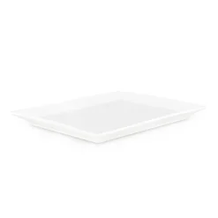 Best Carmen Trend Porcelain Side Plate, 19cmx16cm, White Side Plates