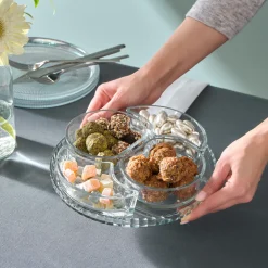 Hot Carpi 5-Piece Serveware Set, Transparent See All Serveware Sets|Glass Serveware Sets