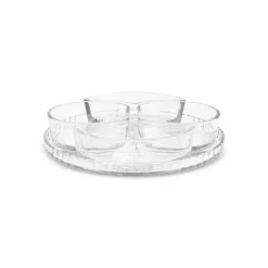Hot Carpi 5-Piece Serveware Set, Transparent See All Serveware Sets|Glass Serveware Sets