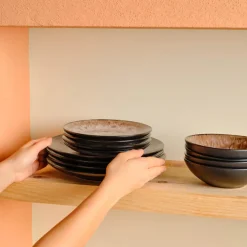 Online Catania 12-Piece Reactive Glaze Dinner Set for 4 People, Multi See All Dinner Sets|Reactive Glaze Dinner Sets