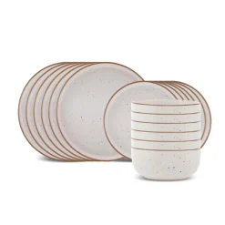Online Chicago Dot 18-Piece Stoneware Dinner Set for 6 People, Multi See All Dinner Sets|Stoneware Dinner Sets
