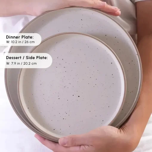 Online Chicago Dot 18-Piece Stoneware Dinner Set for 6 People, Multi See All Dinner Sets|Stoneware Dinner Sets