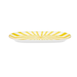 Discount Circus Porcelain Serving Platter, 20cm, White Gold Serving Platters